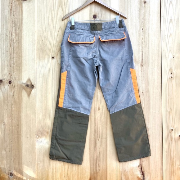 Cabelas Colorblock Hunting Pants Reflective Strips Canvas EUC Women’s Sz 6 - Picture 4 of 7
